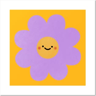 Smiley Flower Posters and Art